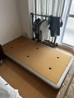 シングルベッドフレーム ベージュ