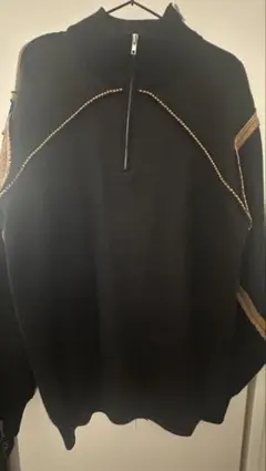 VIAVANDA Zip Fringe Knit