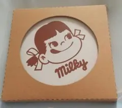 不二家 ペコちゃん ミルキー コースター 未使用
