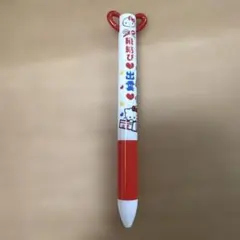 キティ　縁結び　出雲ボールペン黒赤