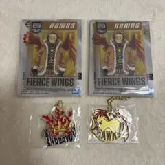 ヒロアカ ホークス エンデヴァー カードアクスタ メタルチャーム