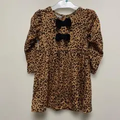 ベビー服SHEIN ヒョウ柄 ワンピース 18-24M