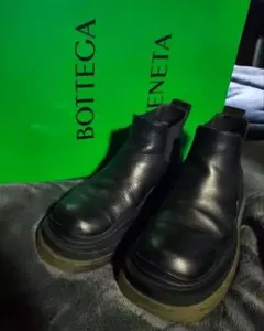 服*郎様 PRADA プラダ レザー サイドゴアブーツ ブラック 本革 5 1