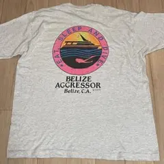 90s USA製 Belize Aggressor ダイビングTシャツ XXL