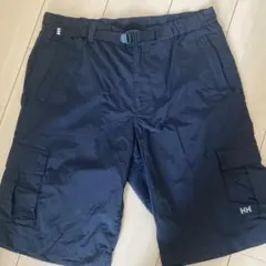 HELLY HANSEN カーゴショーツ ブラック ベルト付き　XLのサムネイル