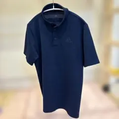 アディダスゴルフ　ネイビー　ポロシャツ　L