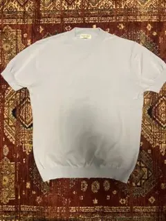 ORIHICA ニットTシャツ ライトブルー