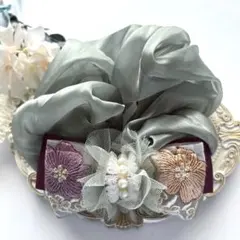 紅茶 様お取引中⭐3587⭐❣️大人可愛い春夏アクセ❣️オリジナル✴インド刺繍