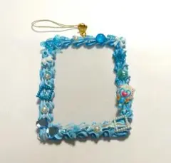 トレカケース　ハンドメイド　ホイップデコ　【B8サイズ　縦型】　ストラップあり