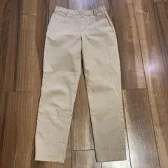 ユニクロ　EZYアンクルパンツ　レディースSサイズ　ベージュ　2019年版