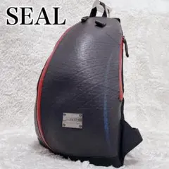 人気 SEAL バックパック リュック 黒 赤 廃タイヤ 日本製 レッドラインのサムネイル