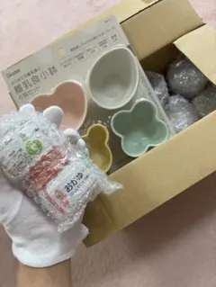 キューピーベビーフードお粥30個　Skater 離乳食小鉢4個セットのサムネイル