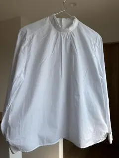 child womanホワイト フリル付き シャツ 長袖のサムネイル