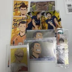 ハイキューカード東峰旭、月島蛍、田中龍之介、山口忠、縁下力、成田一仁