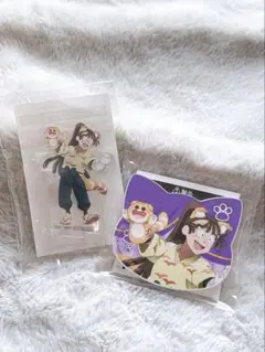 忍たま乱太郎inナンジャタウン　尾浜勘右衛門　アクリルスタンド　マグネットバッジ