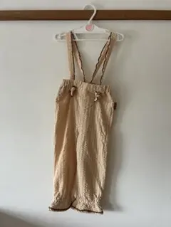 ベージュ サスペンダー付きパンツのサムネイル