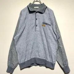ノースフィールドスポーツ　び美品　LLサイズ　長袖ポロシャツ グレー　メンズ