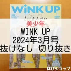美少年 WINK UP 2024年3月号 抜けなし 切り抜き