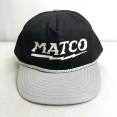 【USA古着】NISSIN製 MATCO ビンテージ ツートンカラー キャップ