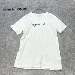 【agnès b. HOMME】アニエスベーオム ロゴプリント コットンTシャツ
