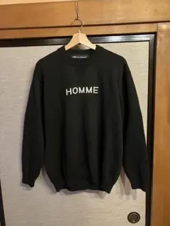 COMME des GARÇONS HOMME 黒ニットAD2022 M