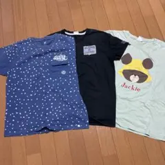 キャラクター　Tシャツ　11ぴきのねこ　エルマー　くまのがっこう 3枚セット