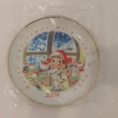 レア❕不二家❤️ぺこちゃん プレート 皿 直径16cm 2001年 クリスマスのサムネイル