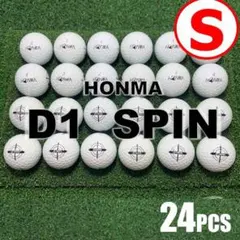 【S115】HONMA D1 SPIN 白 ロストボール 24球