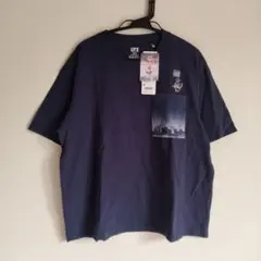 新品タグ付‪☆ユニクロ セーラームーン　ルナ　ネイビー 半袖 Tシャツのサムネイル