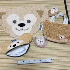 まとめ ダッフィー ラグ トートバッグ 帽子 ミラー セット 。