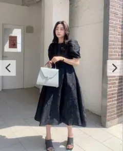 BBバースデーバッシュEmily PuffDRESSボタニカル柄ワンピースM - メルカリ