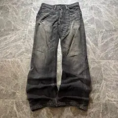 archive levi's denim pants fade swag ヒゲ