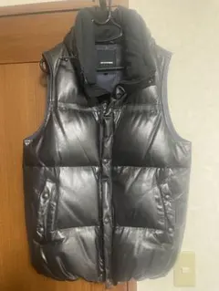 リップヴァンウィンクル　レザーダウンベスト