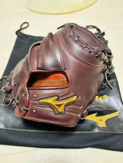 【即戦力】ミズノプロ　軟式キャッチャーミット　オーダー　ダークブラウン