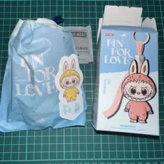 ラブブ イニシャル【P】 ぬいぐるみ LABUBU 【正規品】