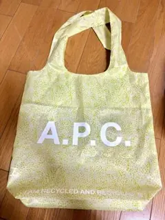 A.P.C. アーペーセーエコバッグ グリーン　イエロー