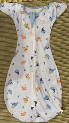 【美品】スリーパー／スワドル（船柄）