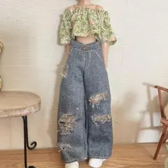 5037 22cmドール服 ハンドメイド 2点セット - メルカリ