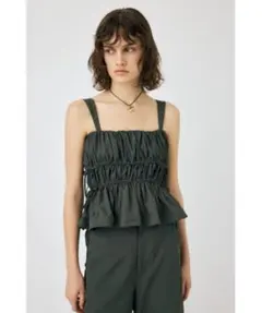 moussy RIBBON GABBY キャミソール ダークグリーン - メルカリ