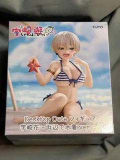 タイクレ限定 宇崎ちゃんは遊びたい！ω フィギュア 宇崎花 浜辺で水着