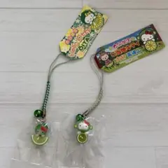 サンリオ　ご当地キティ　大分限定　根付け　2個　平成レトロ