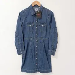 新品未使用Levi's デニムシャツワンピース　長袖　レディース　Sのサムネイル