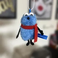 【パペットスンスン】ぬいぐるみマスコットキーホルダー　赤マフラー