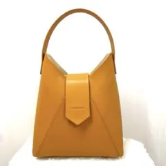 【年末限定＊美品】HASHIBAMI ワンハンドルバッグ　ハンドバッグ　キャメル