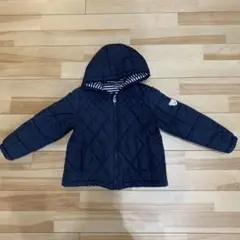 ネイビー キルティングダウンコート 110㎝
