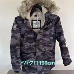 ABERCROMBIE 迷彩柄ダウン　130cm