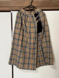 ロングスカート プリーツ キュロット