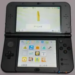 【説明文必読】Newニンテンドー3DSLL メタリックブラック【難あり】