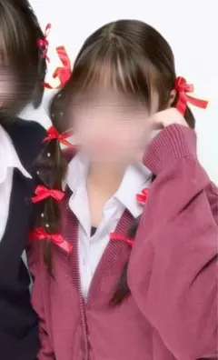 ワインレッド　カーディガン 制服