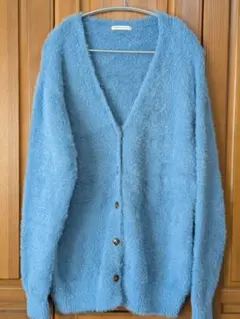 NICE CLAUP モヘアカーディガン フリーサイズ